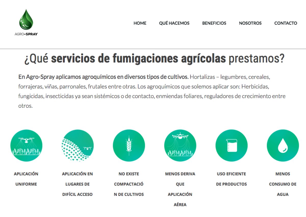 Fumigaciones agrícolas en Chile