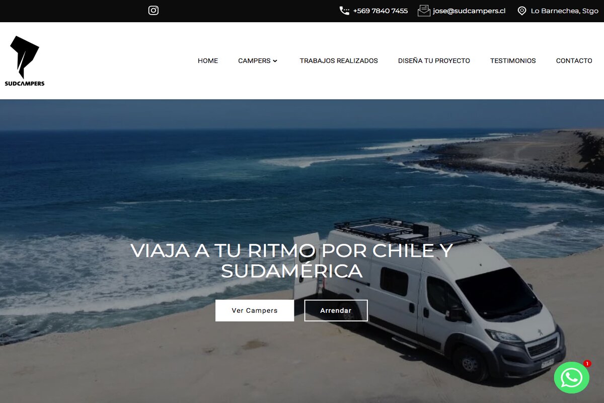 arrendar campers en chile