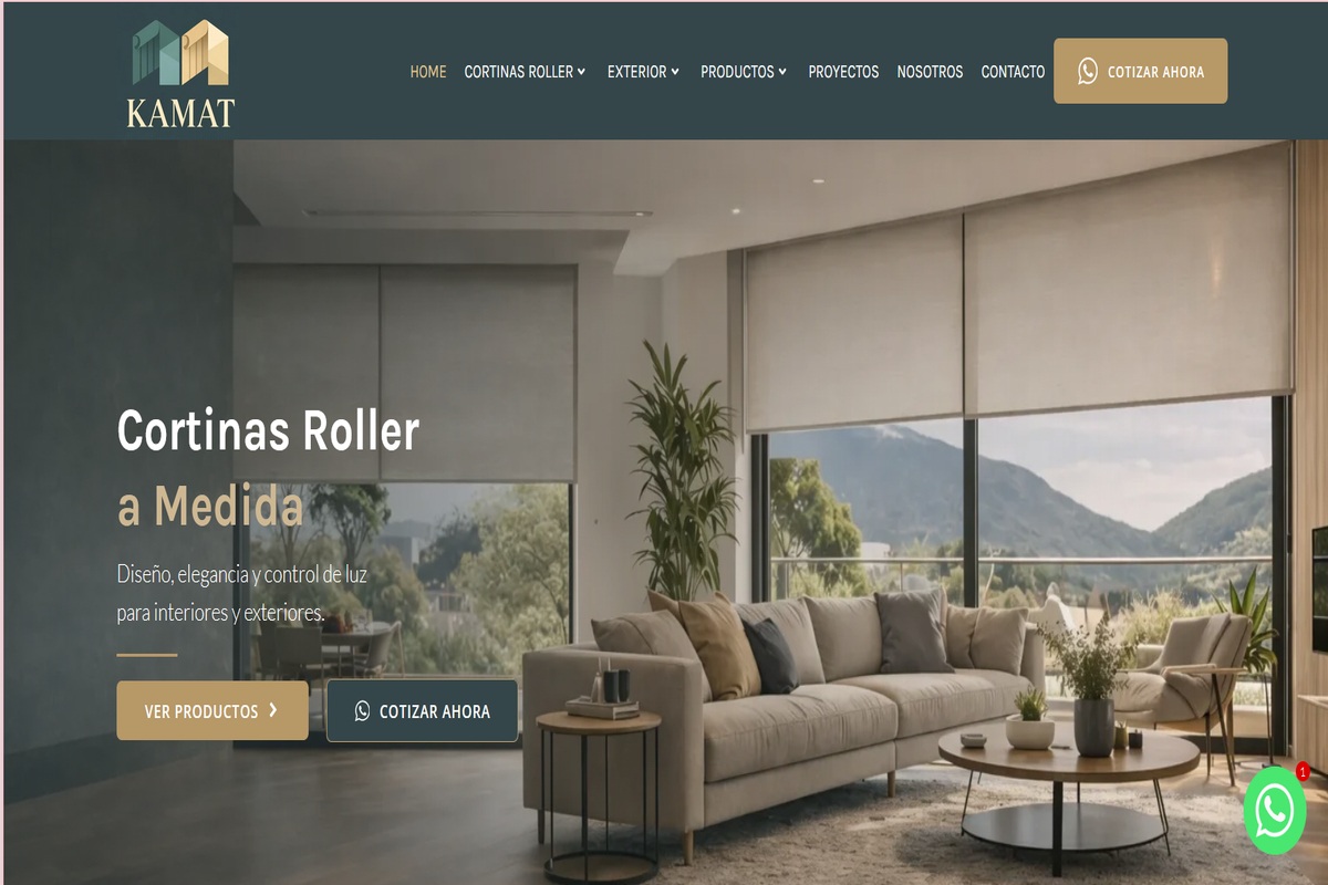 Venta de cortinas roller